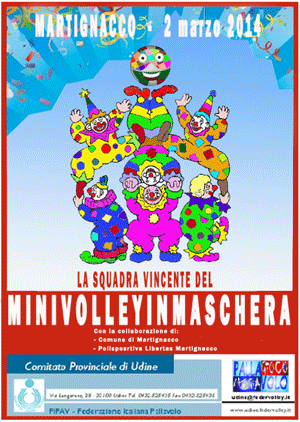 Locandina MiniVolleyInMaschera 2014