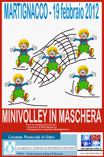 Locandina MiniVolleyInMaschera 2012